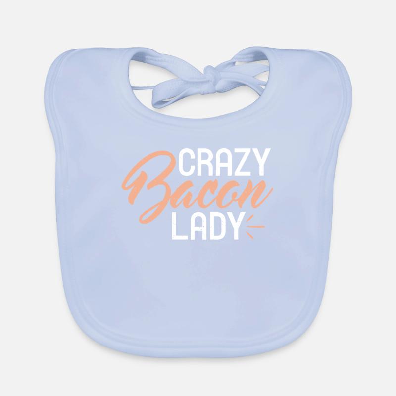 Funny Bacon Gifts Organic Baby Bibs
