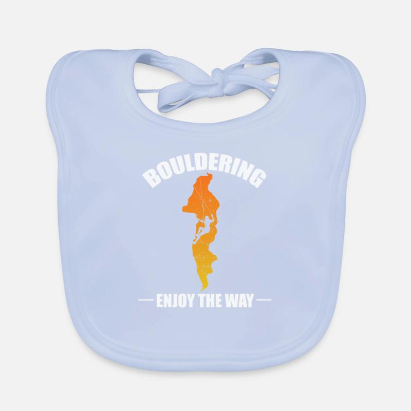 Bouldering enjoy the Way Organic Baby Bibs