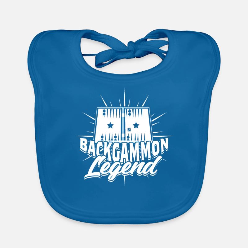 Légende du backgammon Bavoir bio Bébé