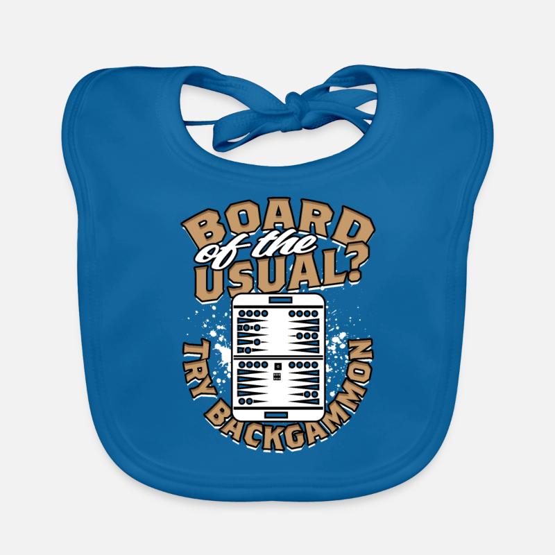 Backgammon Board Of The Usual? Try Backgammon Organic Baby Bibs