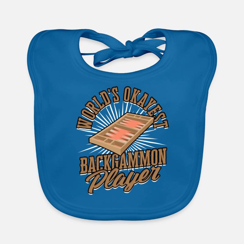 Le joueur de backgammon le plus correct du monde Bavoir bio Bébé