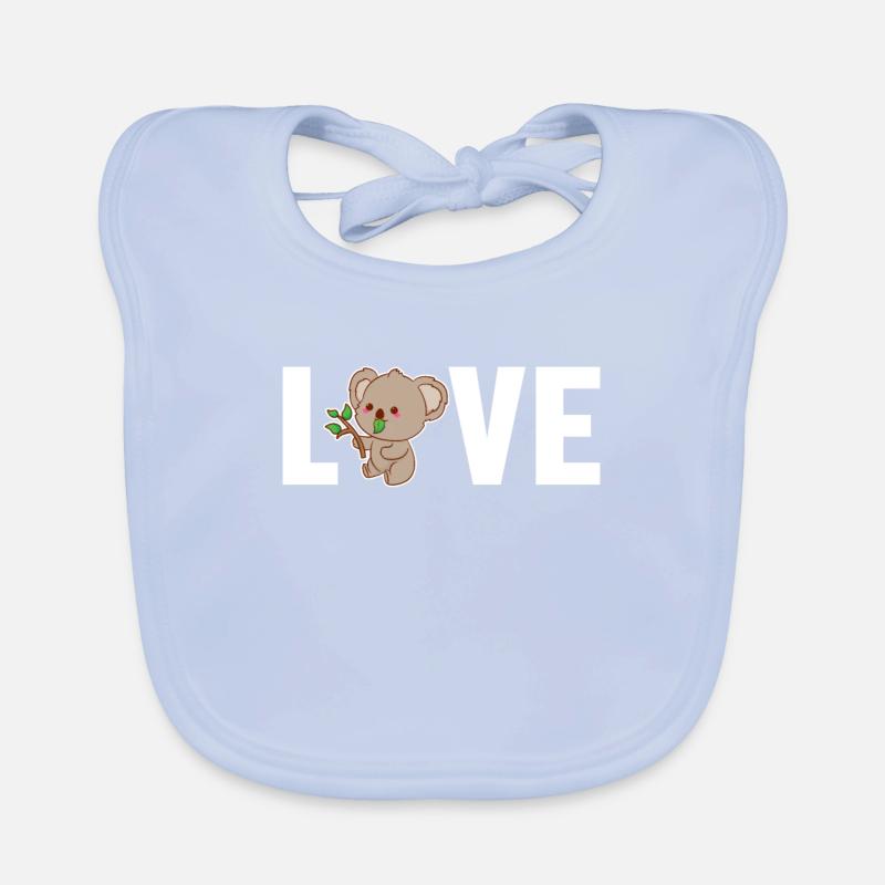 Koala Liebe Koalabär Phascolarctos Cinereus Baby Bio-Lätzchen