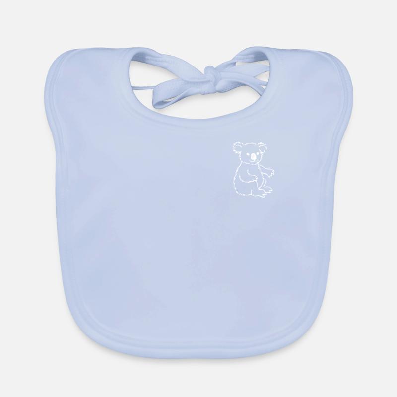 Koala Logo Emblem Koalabär Eukalyptus Liebhaber Koala Baby Bio-Lätzchen