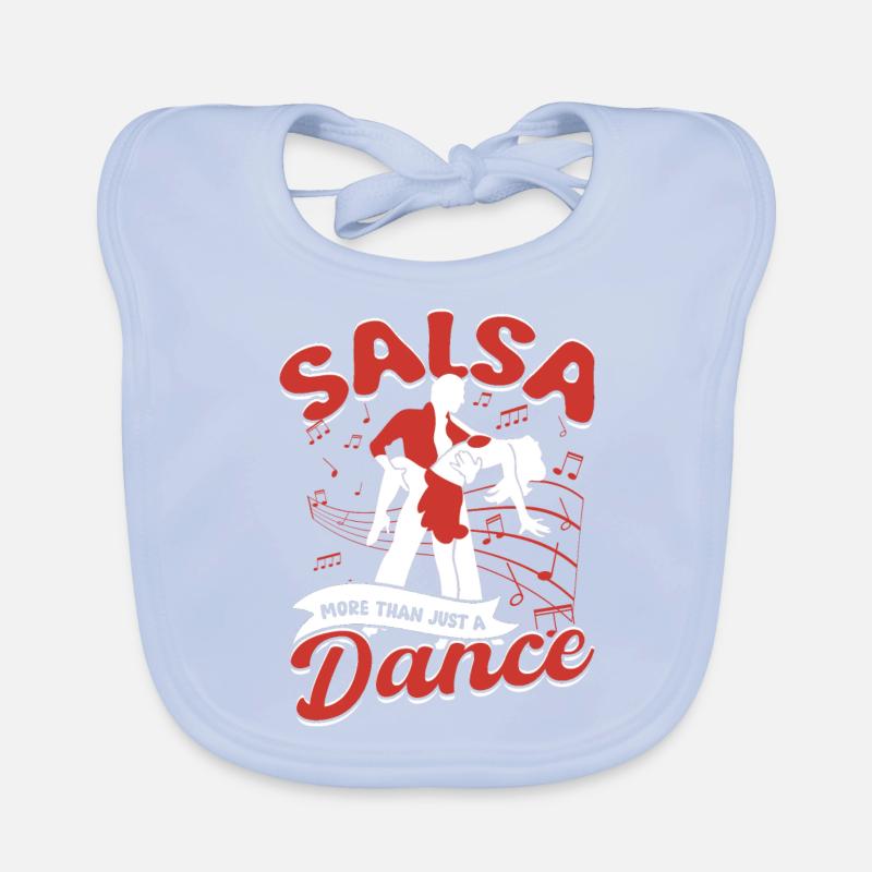Salsa Plus Qu’Une Danse Salsero Salsera Bavoir bio Bébé