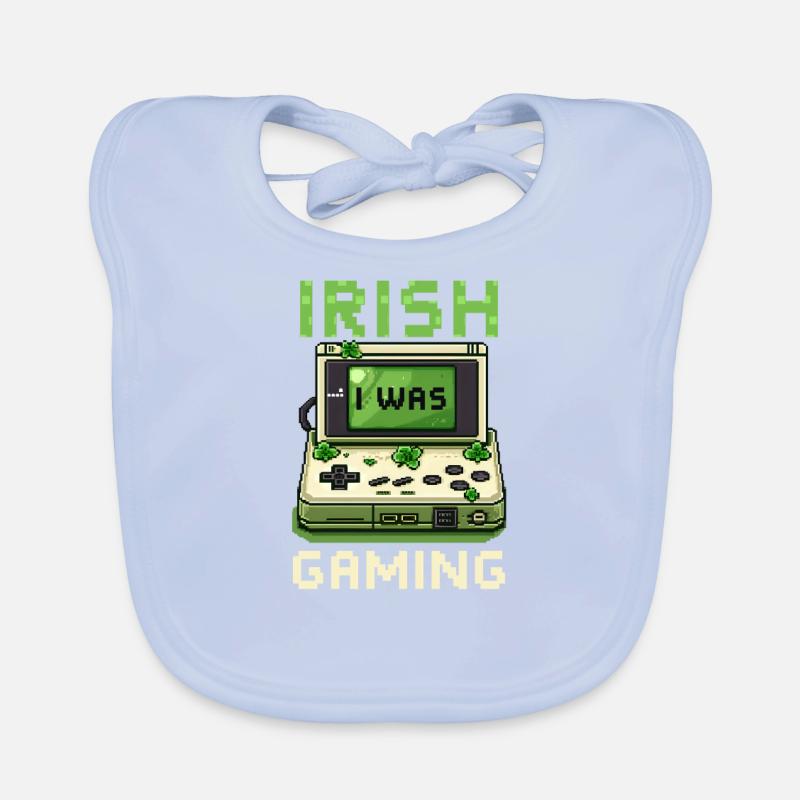 St. Patricks Day Gaming Irlandais J’avais joué Bavoir bio Bébé