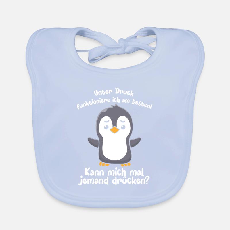 I function best under pressure Organic Baby Bibs