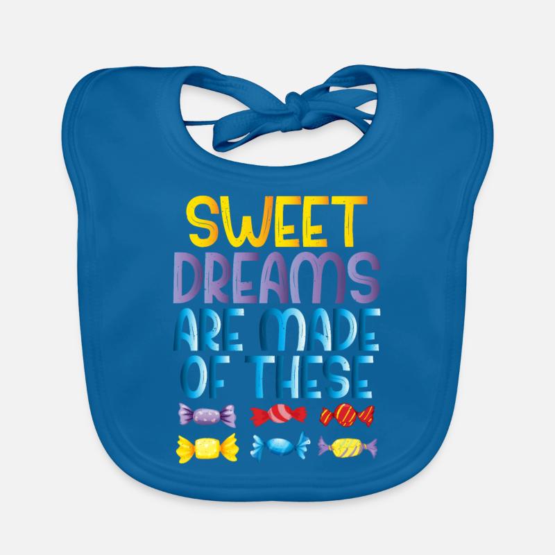 Candy Gift - Baby Bio-Lätzchen - Pfauenblau