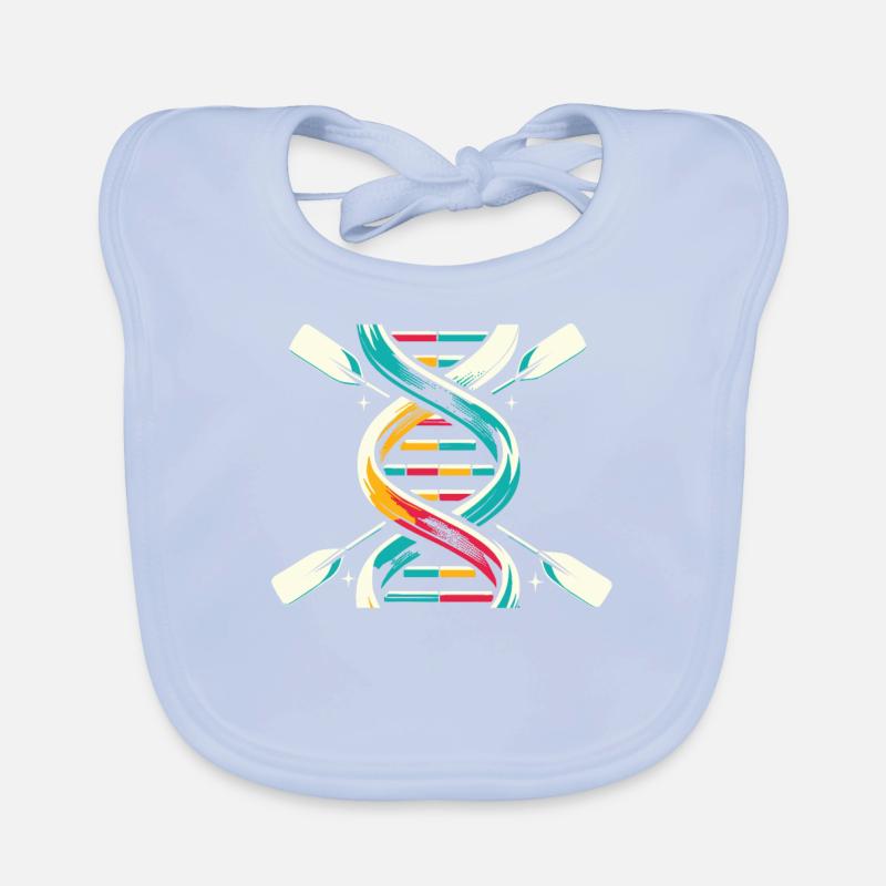 Aviron rameur C’est dans mon ADN Bavoir bio Bébé