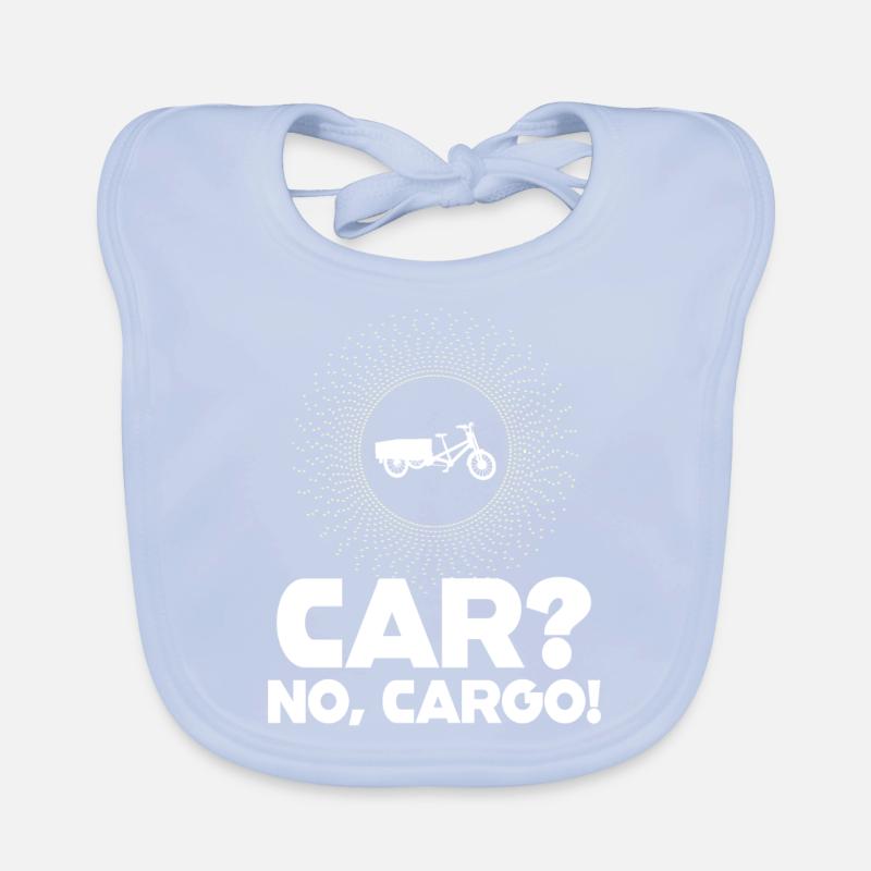 Car No Cargo Bicycle Cargobike Organic Baby Bibs