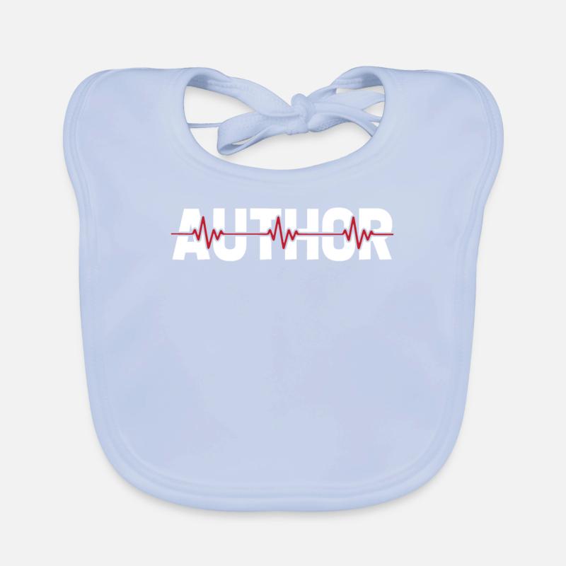 Écrivain Auteur Eccg Heartbeat Bavoir bio Bébé