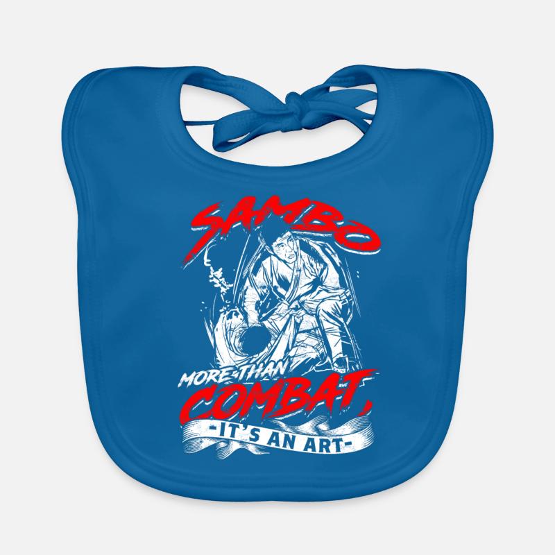 Sambo More Than Combat It's An Art Organic Baby Bibs