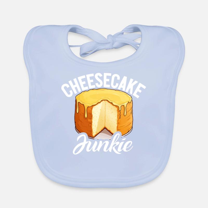 Cheesecake Gift Organic Baby Bibs