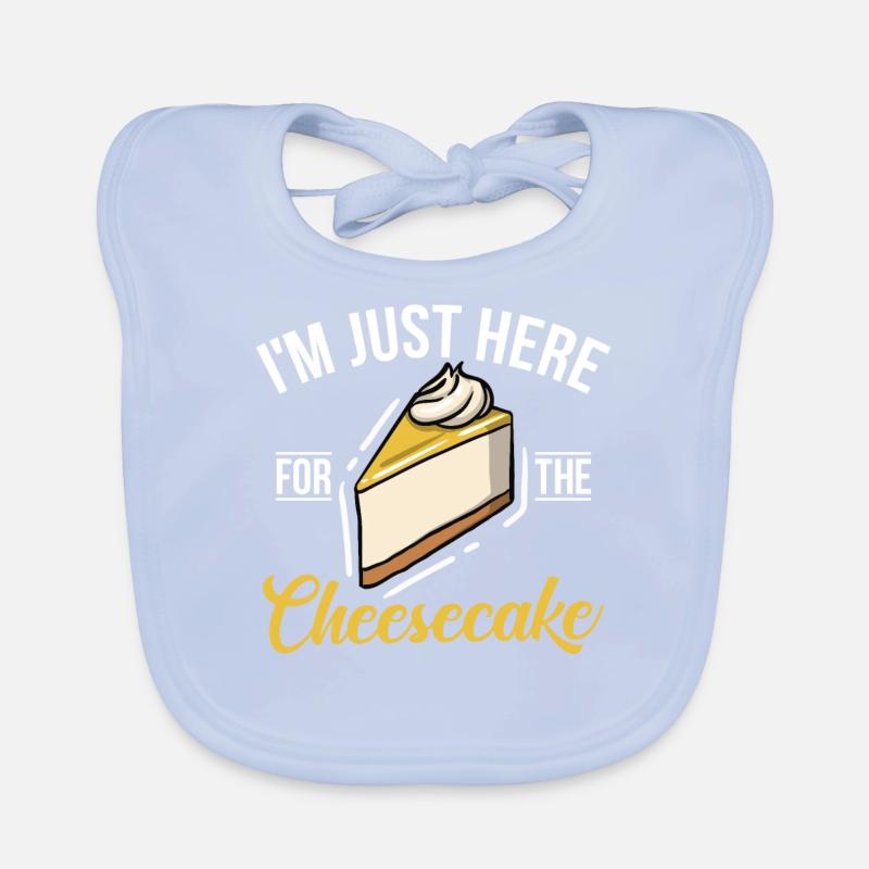 Cadeau de gâteau au fromage Bavoir bio Bébé