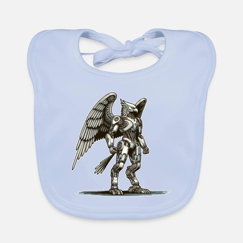 Robot aigle Bavoir bio Bébé