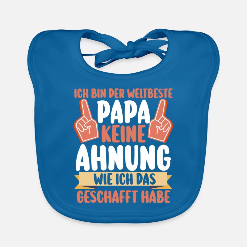 Dad Father's Day Dad Organic Baby Bibs