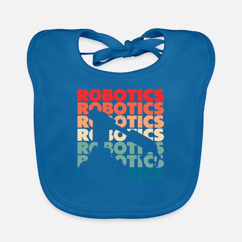 Robotics Robot Programmer Organic Baby Bibs