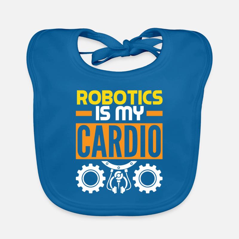 Robotics Robot Programmer Organic Baby Bibs