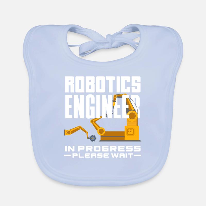 Robotics Robot Programmer Organic Baby Bibs