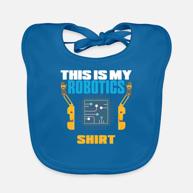 Robotics Robot Programmer Organic Baby Bibs