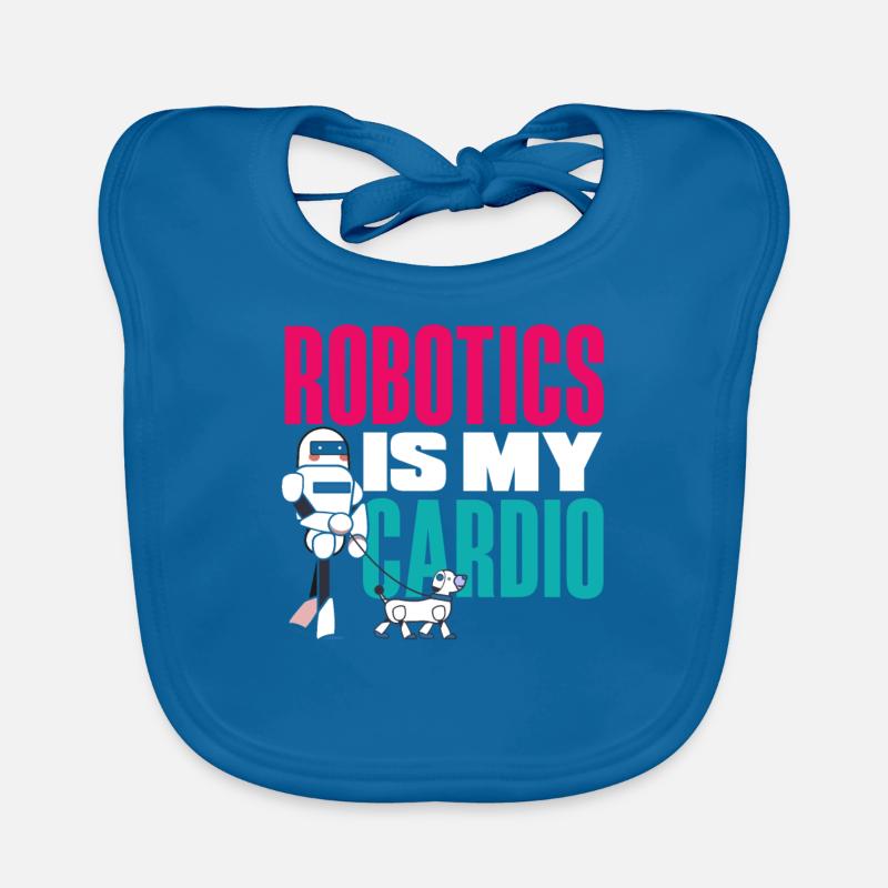 Robotics Robot Programmer Organic Baby Bibs