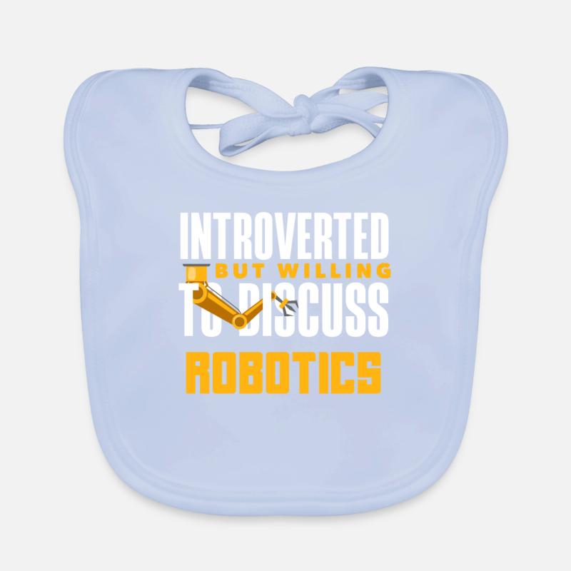 Robotics Robot Programmer Organic Baby Bibs