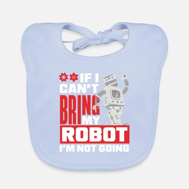 Robotics Robot Programmer Organic Baby Bibs