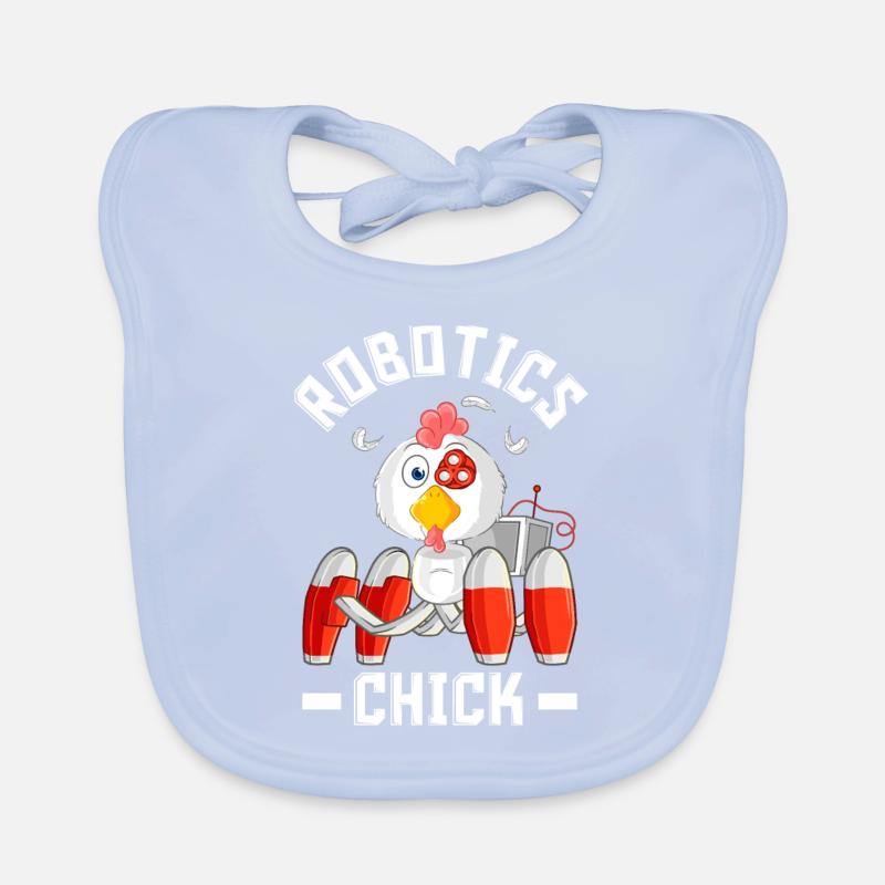 Robotics Robot Programmer Organic Baby Bibs