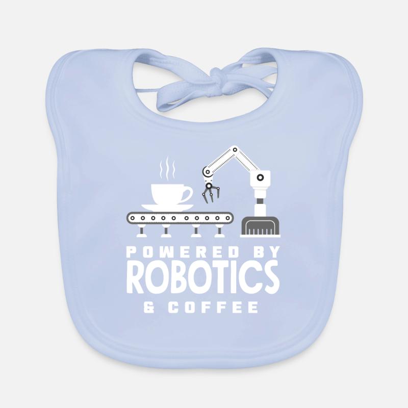 Robotics Robot Programmer Organic Baby Bibs