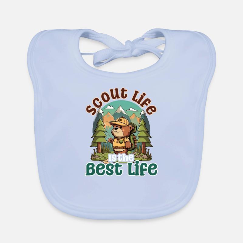 Scouting Bear Scout am besten Baby Bio-Lätzchen