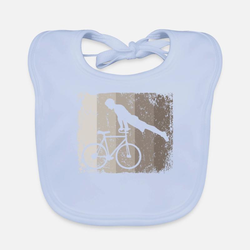 Kunstradfahren Kunstradfahrer Baby Bio-Lätzchen