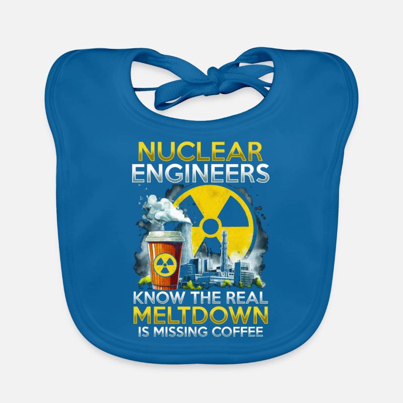 Nuclear Technician Nuclear Engineer Organic Baby Bibs