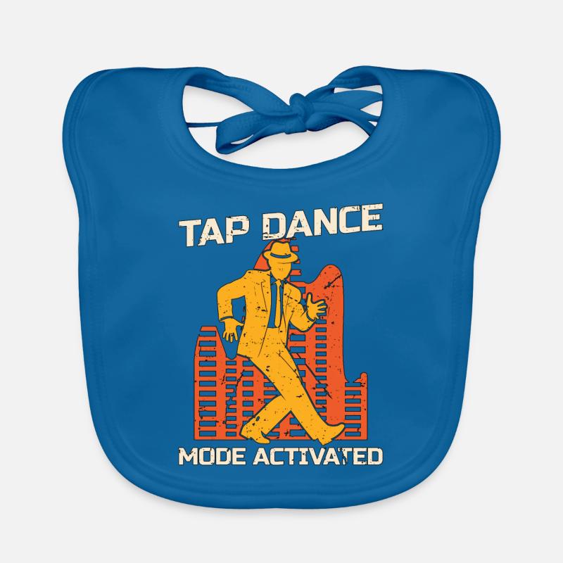 Tap Dance Mode Activated Tap Dancing Tap Dancer Baby Bio-Lätzchen