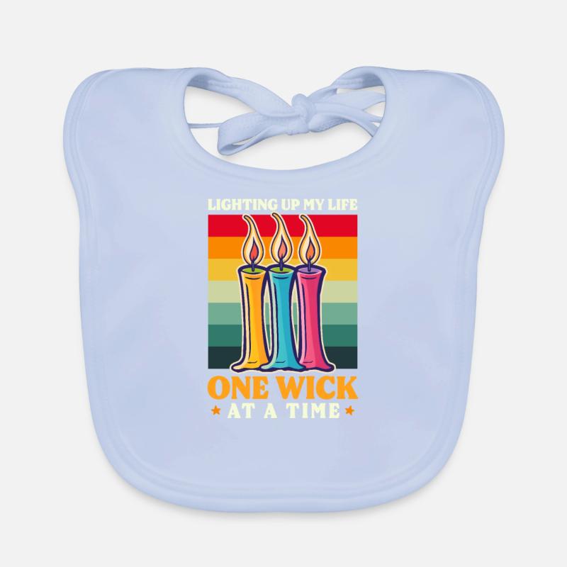 Candle Making Lighting Up Life One Wick a Time Organic Baby Bibs