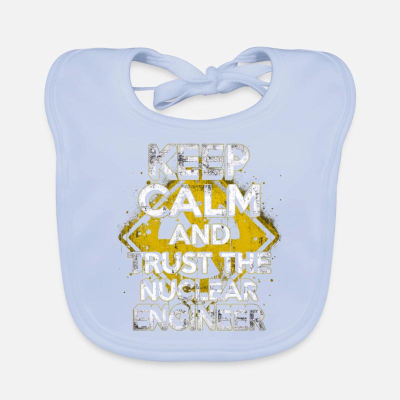 Nuclear Technician Nuclear Engineer Organic Baby Bibs