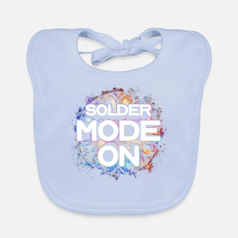 Mode de soudure du peintre de vitrail activé Bavoir bio Bébé