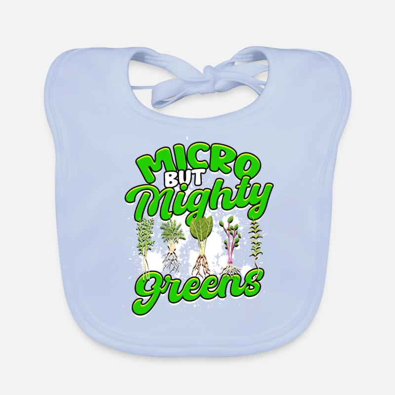 Microgreen Microgreens Micro But Mighty Greens Organic Baby Bibs