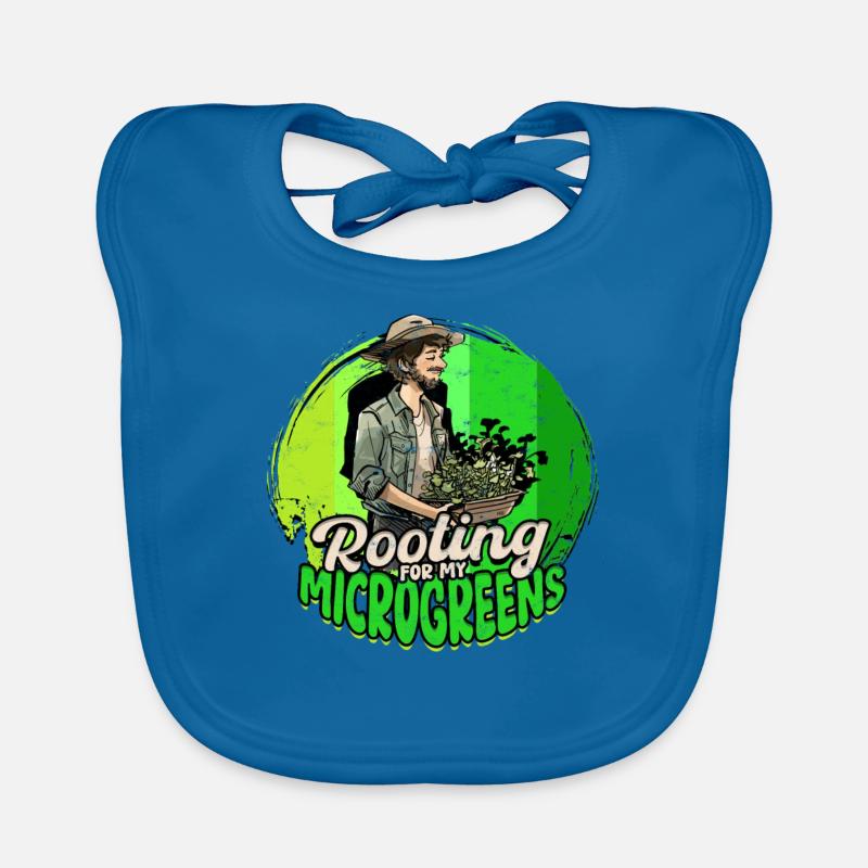 Micro-pousses Micro-pousses Enracinement pour mes micro-pousses Bavoir bio Bébé