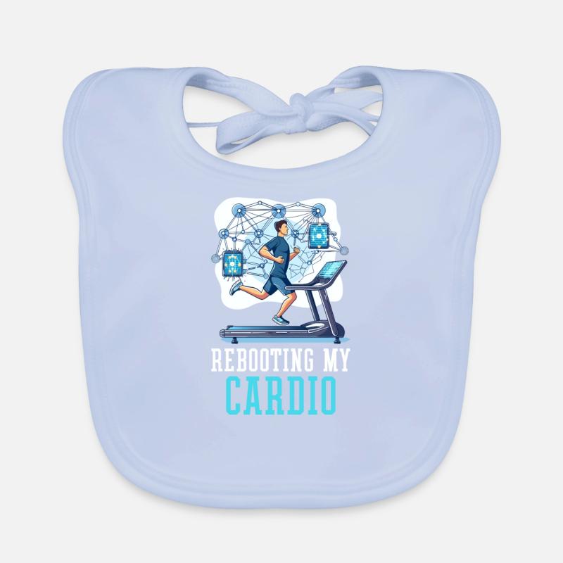 Network Engineering Rebooting Is My Cardio Organic Baby Bibs
