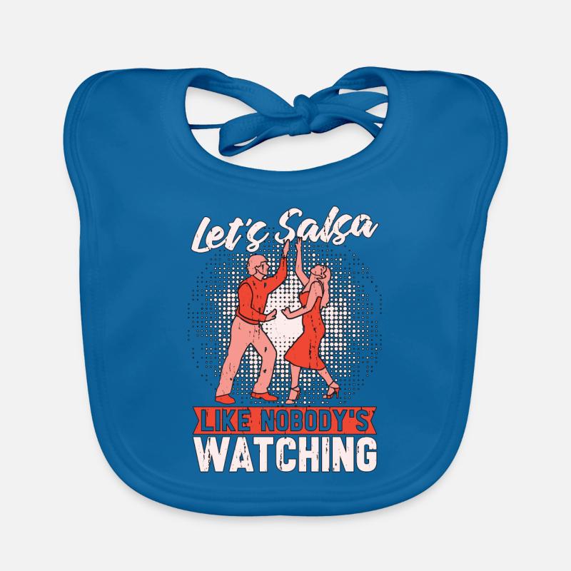 Salsa Dance Let's Salsa Like Dancing Salsa Dancer Baby Bio-Lätzchen