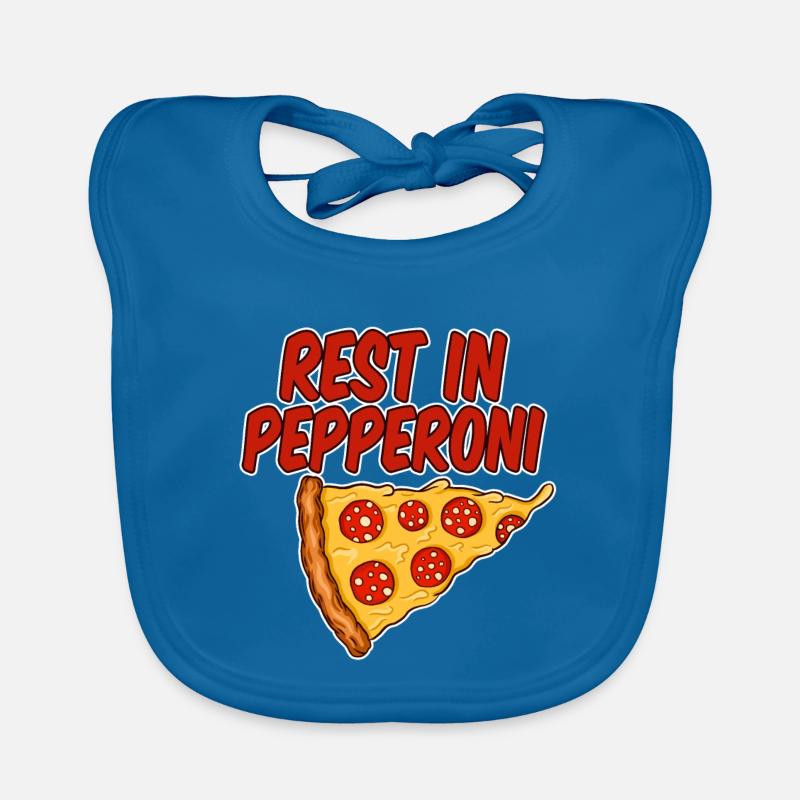 Rest In Pepperoni 4 Baby Bio-Lätzchen