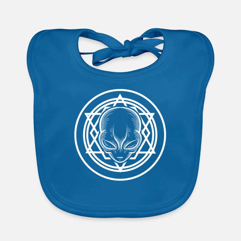 Géométrie sacrée Extraterrestre TShirt Vie extraterrestre Bavoir bio Bébé
