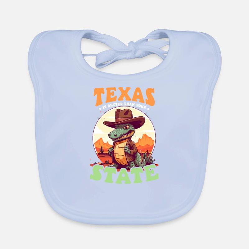 Texas Lover Better Than Your State Organic Baby Bibs