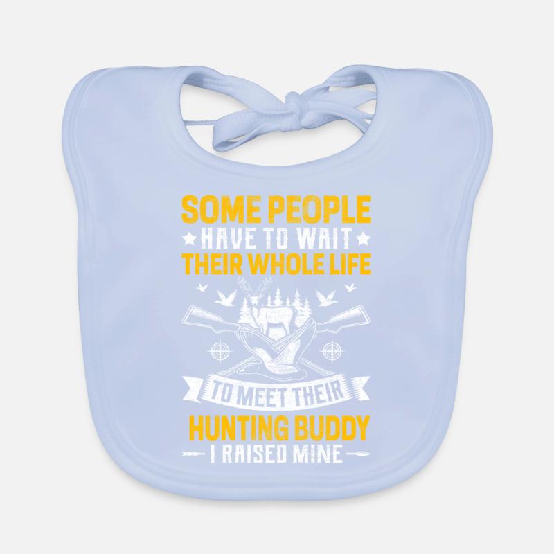 Drôle De Chasse Copain De La Faune Chasseur Papa Chasse Bavoir bio Bébé