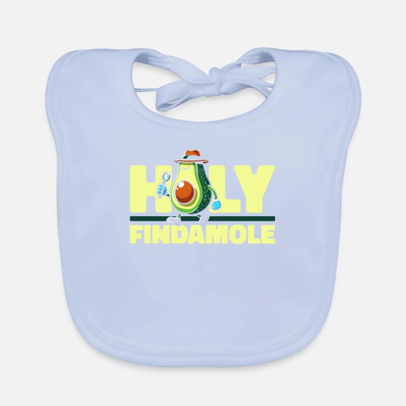 Forensics Forensic Scientist Avocado Holy Findamole Organic Baby Bibs