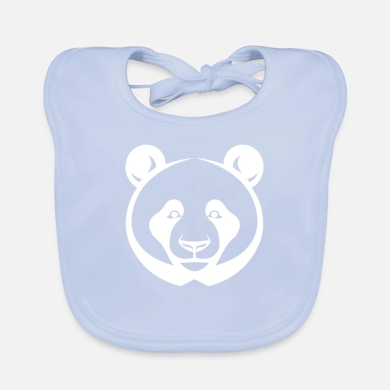 Panda Ours Panda géant japonais Bavoir bio Bébé