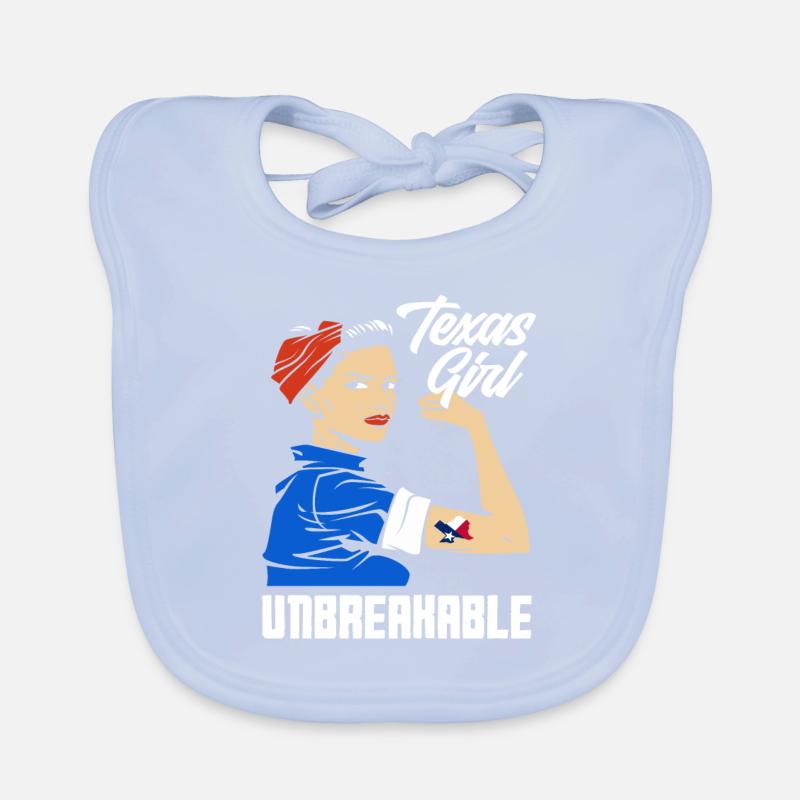 Filles du Texas Bavoir bio Bébé