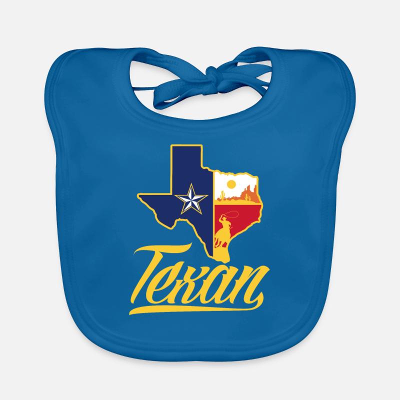 Texas Texans Bavoir bio Bébé