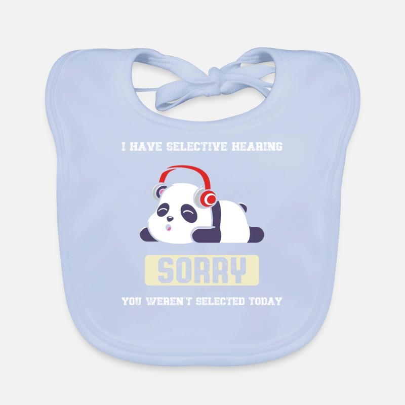 I'm Not Lazy I Just Really Enjoy Doing Nothing Organic Baby Bibs