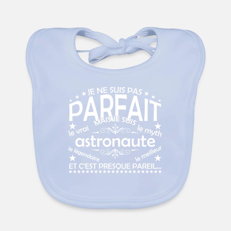 Astronaut der einzige Astronaut der echte Astronaut Baby Bio-Lätzchen