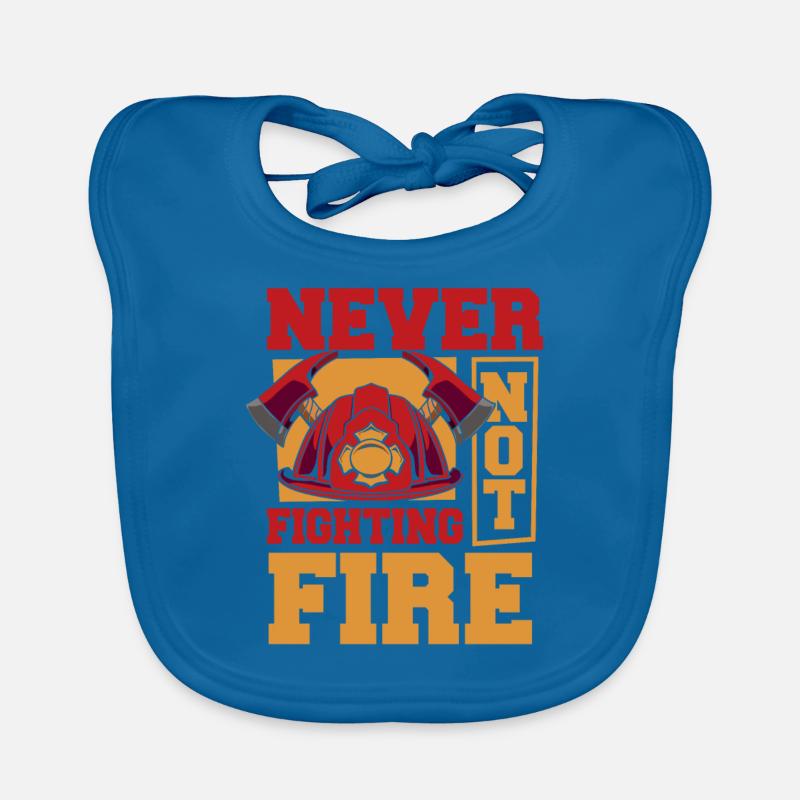 Fireman Organic Baby Bibs